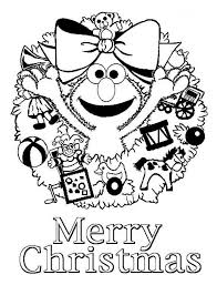 Happy Merry Christmas From Elmo On Christmas Coloring Page Color Luna Elmo Coloring Pages Christmas Coloring Pages Minion Coloring Pages