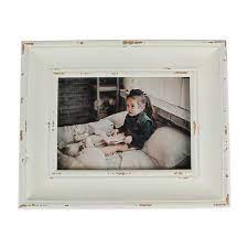 This technique can be used for so many other projects too! Distressed White Farmhouse Picture Frame 8x10 Kirklands