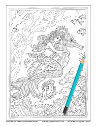 You might also be interested in coloring pages from the little mermaid category. Magnificent Mermaids Marjorie Sarnat Design Illustration
