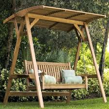 Wooden Patio Swing Suitable For Three People 3 Seater Wooden Outdoor Swing Diy Canopy Canopy Bedroom House Canopy