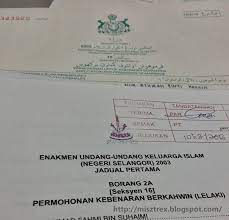 Borang 3 (borang kebenaran pendaftar untuk. Permohonan Nikah Lelaki Selangor Dan Perempuan Kelantan Athirahassin