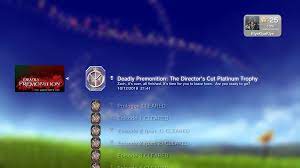 The director's cut (ps3) 0: Deadly Premonition The Director S Cut No Clue What Just Happened But I Loved Every Second So Says Mr Stewart Right Zach Trophies