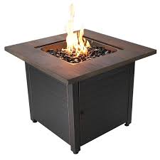 Endless summer fire pit lowes. Endless Summer Spencer 50 000 Btu Brown Stainless Steel Outdoor Liquid Propane Fireplace Gad15297es Reno Depot