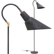 Stehlampe Industriedesign Schwarz Caseconrad Com