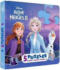 La reine des neiges est un long métrage d'animation signé par les studios disney. La Reine Des Neiges 2 5 Puzzles Pour Raconter L Histoire Disney Disney Hachette Grand Format Le Hall Du Livre Nancy