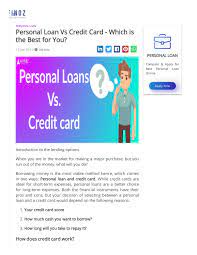 We did not find results for: Personal Loan Vs Credit Card By Pkpafinoz Issuu