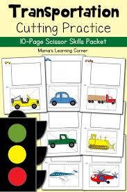 Maybe you would like to learn more about one of these? Cutting Practice Worksheets Transportation Mamas Learning Corner
