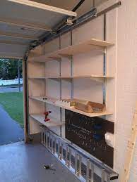 Relaxing Diy Garage Storage Organization Ideas 04 Garage Wall Shelving Garage Interior Garage Wall Organizer