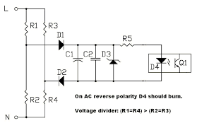 Ac Polarity Detection Detection Smart Home Automation Voltage Divider