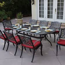 Astoria Grand Appleby 9 Piece Dining Set With Cushions Reviews Wayfair In 2020 Patio Dining Set Outdoor Furniture Sets Outdoor Dining Set