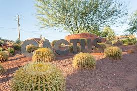 You will see that most these homes and lots are much larger then your regular lot. File Echinocactus Grusonii Red Hills Desert Garden St George Ut Usa Jpg Wikimedia Commons