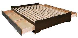 Maximize your bedroom storage, and minimize clutter at the same time. Prepac Coal Harbor Collection Queen Mates Espresso Platform Storage Bed With 6 Drawers Walmart Canada
