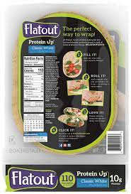 Wheat wrap wraps pita & flatbread. Flatout Proteinup Flatbread High Protein Low Carb Wraps 4 Pack Core 12 Walmart Com Walmart Com