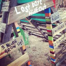 Lost Boys Hideout Made This For My Sons 6th Birthday Party 1st Boy Birthday 6th Birthday Parties Kids Birthday Party