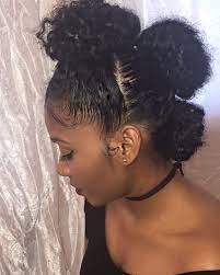 Three X Buns Think I M In Love With This Style Medium Length Hair Styles Curly Hair Styles Naturally Natural Hair Styles