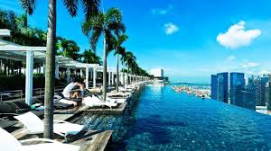 (146 m) height above ground: Highest Largest Infinity Pool In The World Marina Bay Sands Singapore Youtube