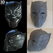 Black Panther V28 3d Printed Helmet Do3d Com 01 Black Panther Helmet Black Panther 3d Printable Models