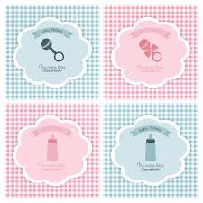 Free printable baby shower favor tags in 20+ colors. Abstract Baby Shower Labels On A Special Background Royalty Free Cliparts Vectors And Stock Illustration Image 25946319