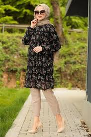 Neva Style Cicek Desenli Tesettur Tunik 17012s Tesetturisland Com 2020 Kadin Olmak Tunik Nevada