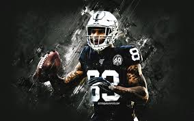 Oakland raiders memes raiders vegas oakland raiders wallpapers. Download Wallpapers Darren Waller Las Vegas Raiders Nfl American Football Portrait National Football League Black Stone Background For Desktop Free Pictures For Desktop Free