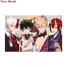 Watch my hero academia on crunchyroll: Drei Ratel Zfc614 My Hero Academia Bakugo Deku Todoroki Auto Korper Aufkleber Laptop Aufkleber Gunstig Kaufen Preis Kostenloser Versand Echte Bewertungen Mit Fotos Joom