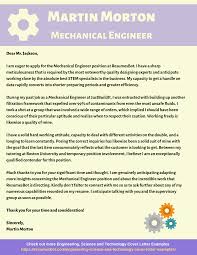 Get inspired by this cover letter sample for mechanical engineers to learn what you should write in a cover letter and how it. 2