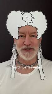 Violetta’s great aria, Sempre Libera, from Verdi’s La Traviata (1853), one  of opera’s famousest! #paperart #operatok #opera #classicalmusic