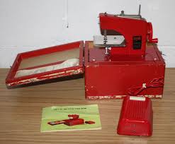 Vintage Electric Frankonia Sewing Machine Sme 4pf W Case Japan Children S Toy Frankonia Sewing Machine Childrens Toy Sewing