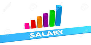 Great Salary Concept With Good Chart Showing Progress