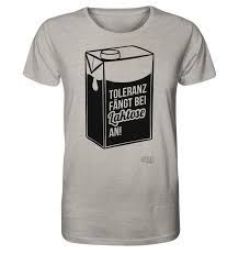 Toleranz Fangt Bei Laktose An Manner T Shirt Vegan Oragnic Bio Fair Sloth Friends