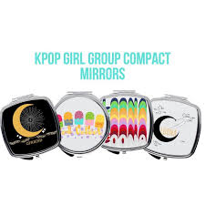 Red Velvet Gfriend Loona Kpop Compact Mirrors Kpop Fandom Merchandise Reveluv Buddy Orbit Kpop Girl Groups Unique Items Products Mirror Kpop