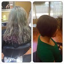 Horribly Damaged Hair To Short Cute Hair After Long Hair Styles Hair Affair Damaged Hair
