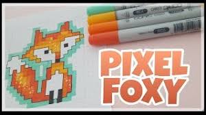 Maybe you would like to learn more about one of these? Pixel Art How To Draw Pixel Foxy Fuchs Malen Copics Foxy Draws Youtube
