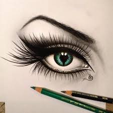 صور رسومات ملونه رسومات بنات صور مرسومه Eye Art Art Drawings Cool Drawings