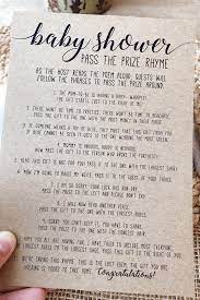 Pass The Prize Baby Shower Poem Baby Shower Pass The Parcel Etsy Baby Shower Poems Baby Shower Games Unique Simple Baby Shower