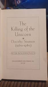 Reading Hollywood: The Killing of the Unicorn (Dorothy Stratten, Peter  Bogdanovich, and an Infamous True Crime Case)