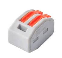 20pcs 2 Way Spring Lever Terminal Block Electric Cable Wire Connector  PCT-212