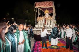 Adom La Macarena Of Seville Processes Through Miami S Streets