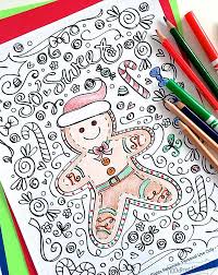14 best speech and language color sheets images on. Gingerbread Man Coloring Page 100 Directions