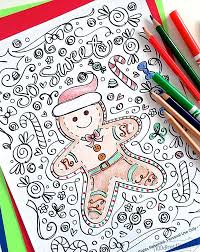 Find and draw scavenger hunts from projects with kids. Gingerbread Man Coloring Page 100 Directions