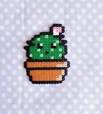 Joli Cactus Bijoux Perles Hama Perle A Repasser Modeles Perle Hama Modele