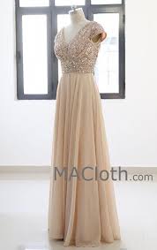 Cap Sleeves V Neck Sequin Chiffon Rose Gold Bridesmaid Dress 160150 Goldb With Images Gold Bridesmaid Dresses Long Bridesmaid Dresses Rose Gold Bridesmaid Dress