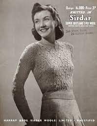 Knitting again was important during world war 2. 1940 S Style For You Vintage Knitting Patterns Sweater Knitting Patterns Vintage Knitwear