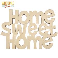 Home Sweet Home Wood Cutout Hobby Lobby 1441286 Wood Cutouts Sweet Home Wood