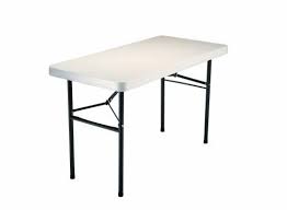 Lifetime 4 Foot Utility Tables With 48 By 24 Inch Molded Top 4 Pack Almond Finish By Lifetime Products Folding Table Lifetime Tables Outdoor Folding Table