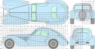 Bugatti Atlantic Replica Project Body Patterns Bugatti Bugatti Type 57 Blueprints