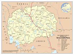 Republika severní makedonie je jednou z téměř 200 zemí ilustrovaných na naší mapě světa s laminovaným oceánem. Mapa Severni Makedonie Ck Mundo