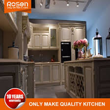 China Blanco Antiguo Disenos De La Isla De Madera Maciza Muebles Armarios De Cocina Comprar Cocina Modular De Madera Maciza En Es Made In China Com