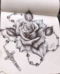 Pin By Giatti Bertolotti On Love Arte In 2020 Rose Drawing Tattoo Realistic Rose Tattoo Praying Hands Tattoo Design