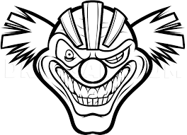 Jaffe), mine's starting to take this weird shape, on account of the heat over here in texas. How To Draw Sweet Tooth Twisted Metal Step By Step Drawing Guide By Dawn Dragoart Com